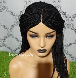 Nara Braids Wig (Black) - BraidedWigsbyJay