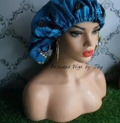 Jay5 African Print Satin Bonnet - Braided Wigs by Jay