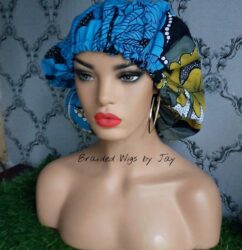 Jay5 African Print Satin Bonnet - Braided Wigs by Jay