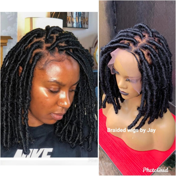 U pretty faux loc Wig - BraidedWigsbyJay