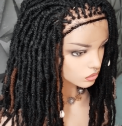 Wig Renee Faux Locs - BraidedWigsbyJay