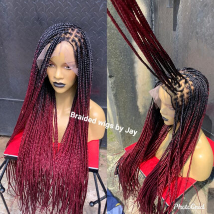 Knotless Royalty2 Braids Wig - BraidedWigsbyJay