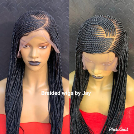 C cut Braids Wig - BraidedWigsbyJay