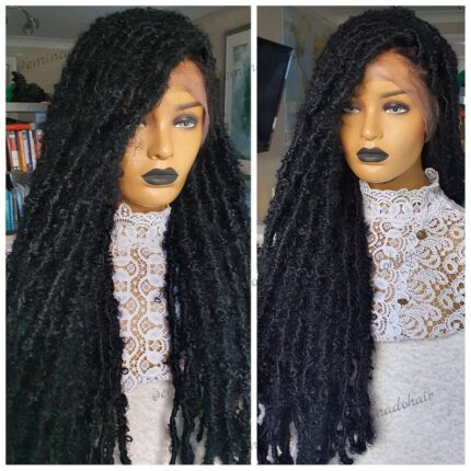 Distressed Faux locs - BraidedWigsbyJay