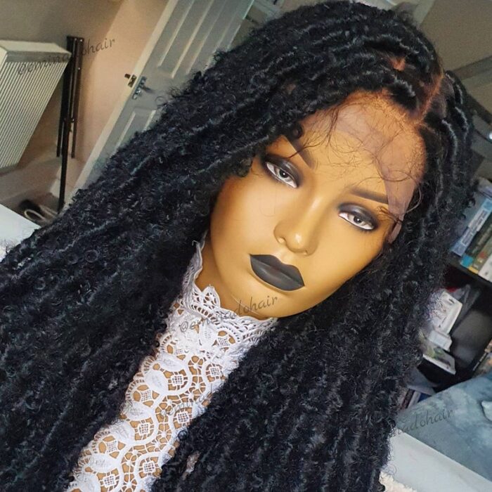 Distressed Faux locs - BraidedWigsbyJay