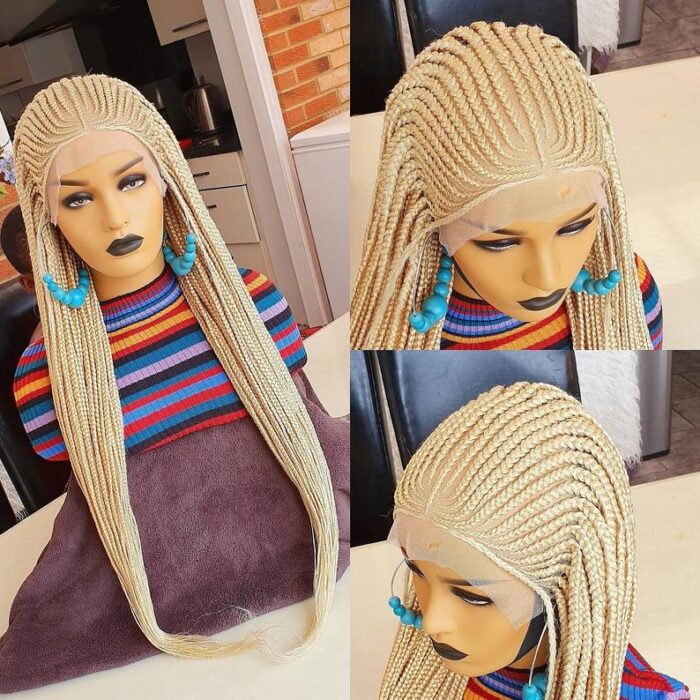 Fenty Braids Wig ( with colour matching lace) - BraidedWigsbyJay