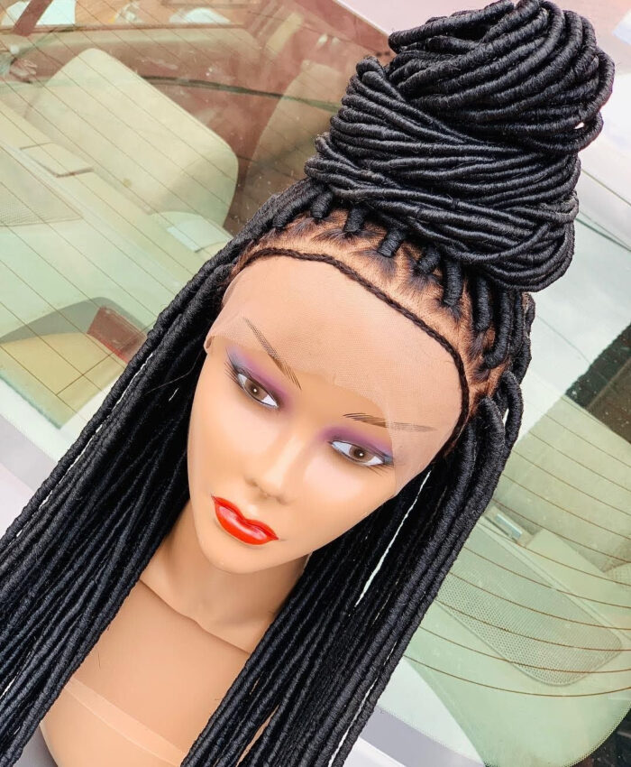 Debby Faux Wool Locs. (Made with Wool) - BraidedWigsbyJay